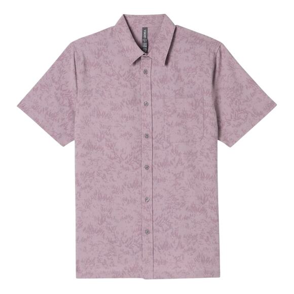 Vuori Other - SOLD 💕Vuori Men’s Short Sleeve Bridge Umber Zion Purple Button Down Shirt